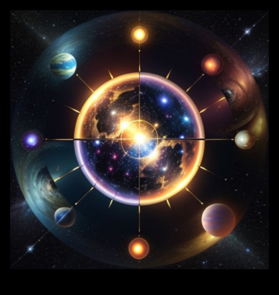 סימפוניה שמימית: הרמוניות מהדהדות על פני קוסמוס הגלקסיות