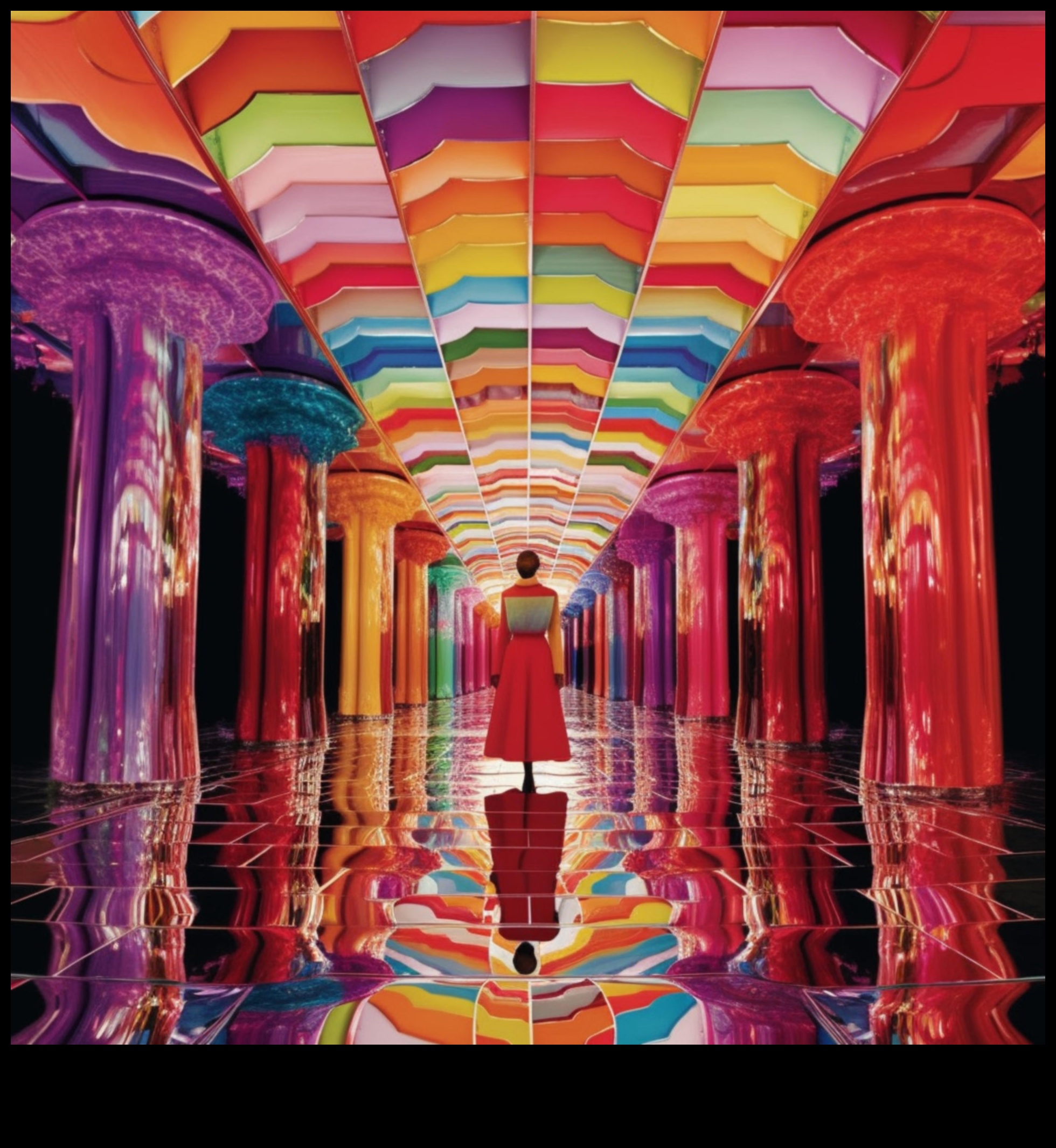 גוונים הרמוניים חקר תוסס של צילום מופשט 2 גוונים הרמוניים: יצירות צבעוניות בצילום מופשט