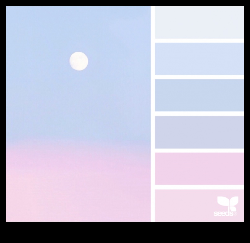 גוונים שמימיים: שלמות פסטל למשתלות